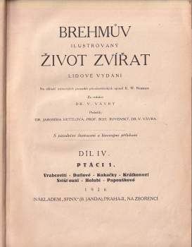 Alfred Brehm: Brehmův ilustrovaný Život zvířat