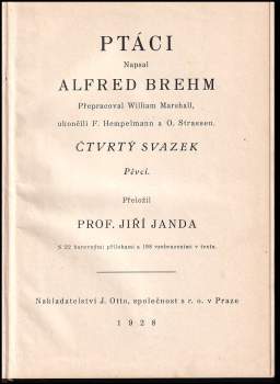 Alfred Brehm: Brehmův život zvířat