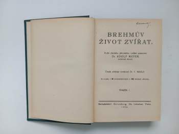 Alfred Brehm: Brehmův život zvířat: Díl 1-32 (Ptáci I-VII, Savci I-VII, Plazi, Ryby)