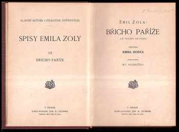 Émile Zola: Břicho Paříže