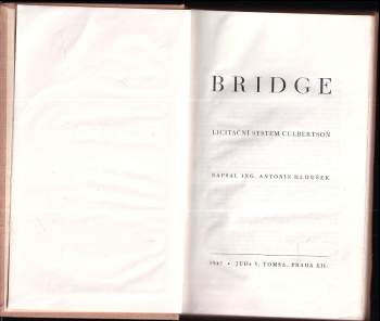 Antonín Hloušek: Bridge