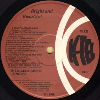 The Nigel Brooks Singers: Bright & Beautiful