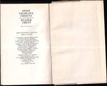 Graham Greene: Brightonský špalek ; Moc a sláva
