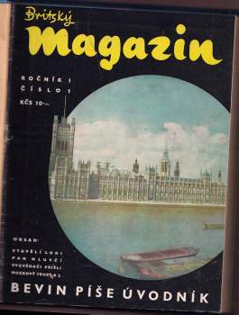 O. H Richter: Britský magazin  Ročník I. 1947 čísla 1 - 6 + Ročník II. 1948 čísla 1 - 7