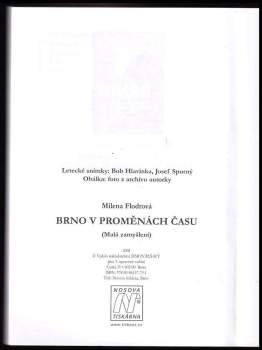 Milena Flodrová: Brno v proměnách času