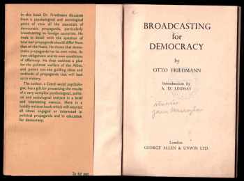Otto Bernhard Friedmann: Broadcasting for Democracy