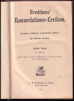 Brockhaus´ Konversations-Lexikon KOMPLET 1-17