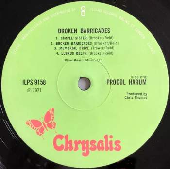 Procol Harum: Broken Barricades