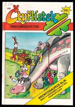 Brontosaurus Alík - Čtyřlístek 191