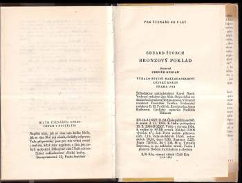 Eduard Štorch: Bronzový poklad