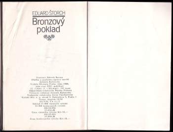 Eduard Štorch: Bronzový poklad