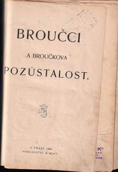 Jan Karafiát: Broučci a broučkova pozůstalost