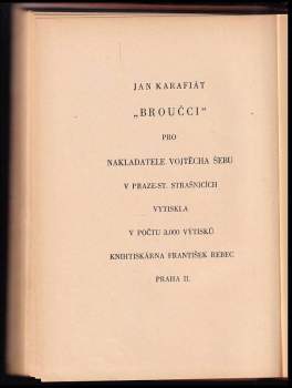 Jan Karafiát: Broučci