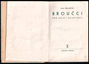 Jan Karafiát: Broučci