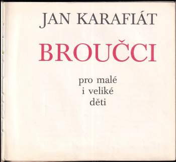 Jan Karafiát: Broučci