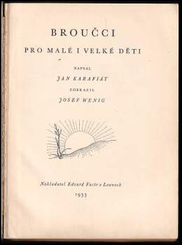 Jan Karafiát: Broučci