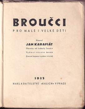 Jan Karafiát: Broučci