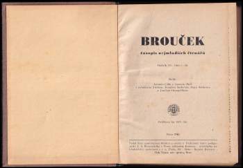 Antonín Gála: Brouček, KOMPLETNÍ ROČNÍK III.