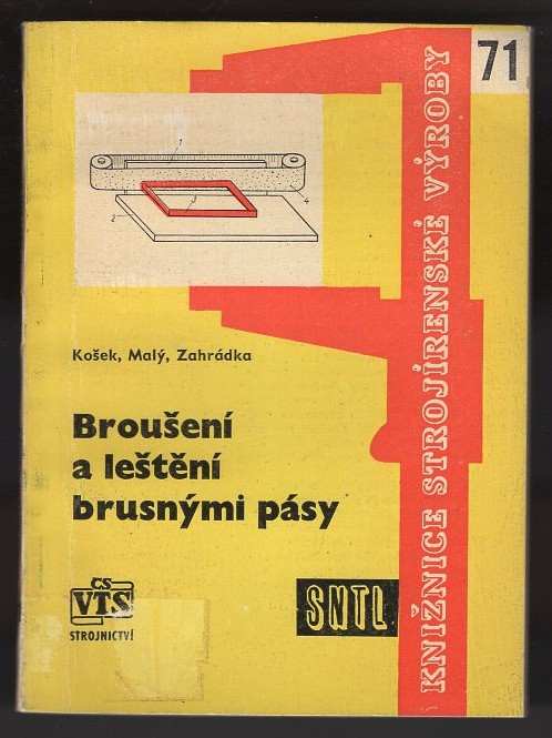 Vlastimil Košek: Broušení a leštění brusnými pásy