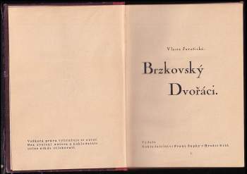 Vlasta Javořická: Brzkovský Dvořáci