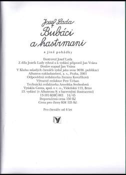Josef Lada: Bubáci a hastrmani
