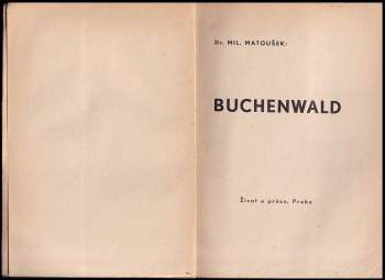 Miloslav Matoušek: Buchenwald