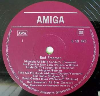 Bud Freeman's All Star Orchestra: Bud Freeman