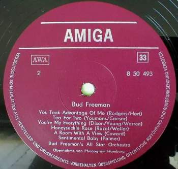 Bud Freeman's All Star Orchestra: Bud Freeman