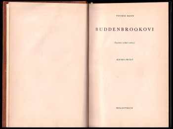 Thomas Mann: Buddenbrookovi