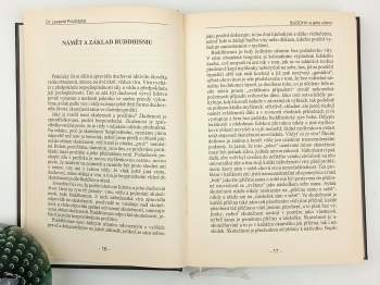 Leopold Procházka: Buddha a jeho učení