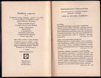 Buddha: Buddhovy rozpravy