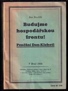 Budujme hospodářskou frontu!