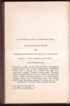 Jaroslav Žák: Nové pověsti české, aneb, Dobrodružství šesti trampů
