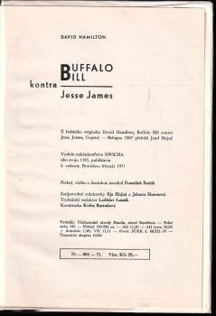 David Hamilton: Buffalo Bill kontra Jesse James