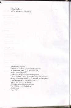 Sten Nadolny: Bůh drzosti Hermés