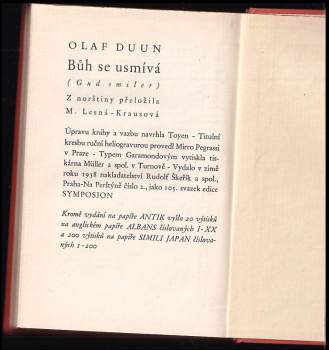 Olav Duun: Bůh se usmívá