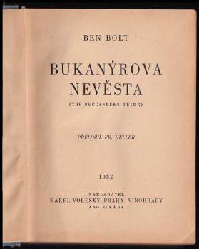 Ben Bolt: Bukanýrova nevěsta