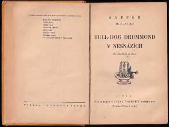 H. C McNeile: Bull-dog Drummond v nesnázích