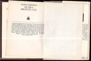 Lewis Thomas: Buňka, medúza a já