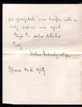 Václav Valenta-Alfa: Buran na magistrále