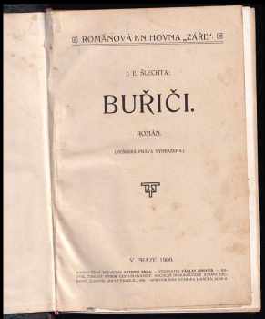 Jan Emil Šlechta: Buřiči