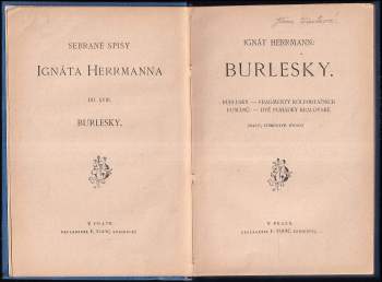 Ignát Herrmann: Burlesky