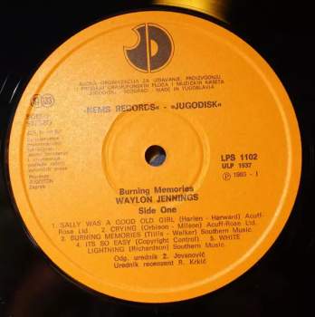 Waylon Jennings: Burning Memories