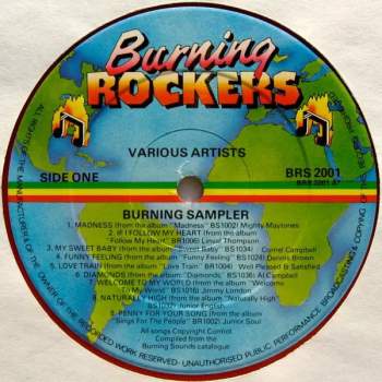 Various: Burning Sampler - Reggae Hits (ČERVENÝ VINYL)