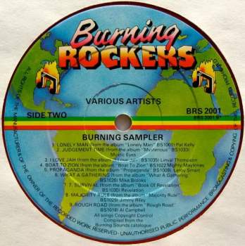 Various: Burning Sampler - Reggae Hits (ČERVENÝ VINYL)