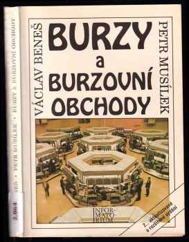 Burzy a burzovní obchody - Václav Beneš, Petr Musílek (1992, Informatorium) - ID: 614866