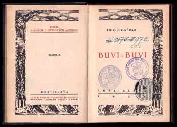 Tido Jozef Gašpar: Buvi - Buvi