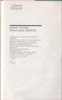 Jarmila Novotná: Byla jsem šťastná