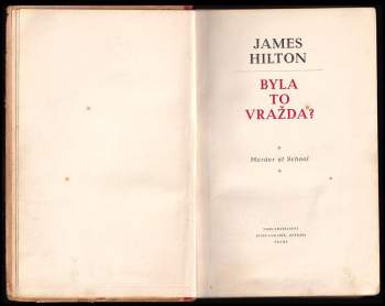 James Hilton: Byla to vražda?