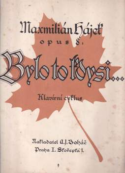 Bylo to kdysi